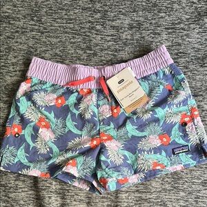 Patagonia Girls’ Costa Rica Baggies Shorts Sz XL NWT